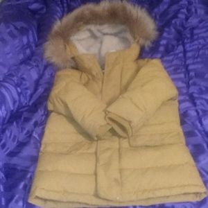 Tan Kids Winter Coat